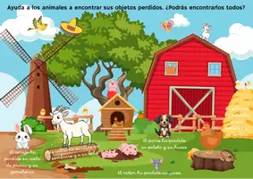 Vista previa - Juegos / Gamificación - Ayuda a los animales a encontrar sus objetos perdidos - Portada