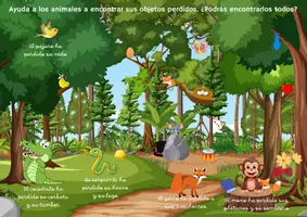 Vista previa - Juegos / Gamificación - Ayuda a los animales a encontrar sus objetos perdidos - página 1