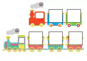 Vista previa - Juegos / Gamificación - Conciencia fonológica trenes + tarjetas - Portada