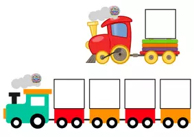 Vista previa - Juegos / Gamificación - Conciencia fonológica trenes + tarjetas - página 1