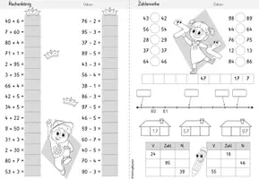 Vorschau - Arbeitsblätter - Wochenheft Mathe 6 (Zahlenraum 100) Freiarbeitsmaterial - Seite 3