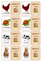 Vista previa - Juegos / Gamificación - JUEGO DE MEMORIA SOBRE ANIMALES - Juego - página 2