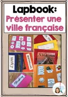 Vorschau - Mal- und Bastelvorlagen - Lapbook & Handouts: Présenter une ville française (Vorlagen) - Deckblatt