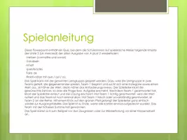 Vorschau - Spiele - A plus 2 U3 Quiz zur Wiederholung von Grammatik, Inhalt und Wortschatz der Unité 3 "un mercredi", mit Lösungen - Seite 1
