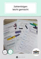 Vorschau - Arbeitsblätter - Zahlenfolgen leicht gemacht - Deckblatt