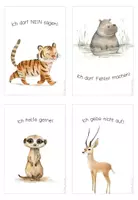 Vorschau - Bildkarten - Affirmationskarten für Kinder - Tiere - Seite 3