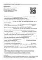 Vorschau - Arbeitsblätter - Arbeitsblätter zum Thema "Nationalpark" + Lösung & MP3 + Mindmap + Infografik - Deckblatt