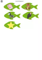 Vista previa - Tarjetas / Manipulativos - Recurso juego peces (sílabas trabadas) - página 1