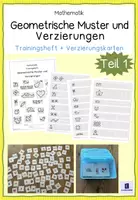 Vorschau - Arbeitsblätter - Geometrische Ornamente, Muster und Verzierungen - Bandornamente, Kästchenmuster (Teil 1) - Deckblatt