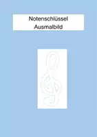 Vorschau - Mal- und Bastelvorlagen - Notenschlüssel Deckblatt - Deckblatt