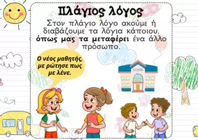Προεπισκόπηση - Φύλλα εργασίας - Ευθύς & Πλάγιος λόγος (ΑΦΙΣΑ) - Σελίδα 1