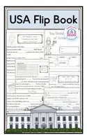 Vorschau - Arbeitsblätter - USA - Flip Book - Deckblatt