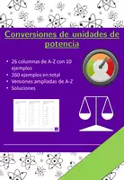 Vista previa - Hojas de trabajo - Conversiones de unidades de potencia | física | 26 columnas - Portada