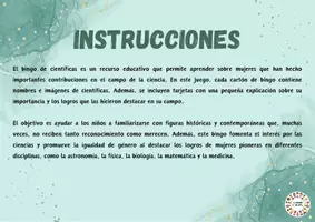 Vista previa - Unidades / Secuencias / Situaciones de Aprendizaje - Bingo científicas - página 1