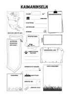Vorschau - Arbeitsblätter - Kaimaninseln Steckbrief - Seite 1