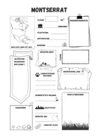 Vorschau - Arbeitsblätter - Montserrat Steckbrief - Seite 1