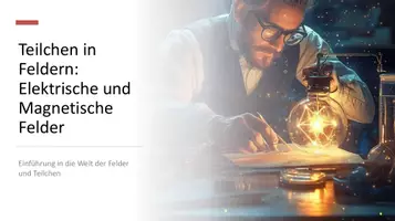 Vorschau - Präsentationen/Tafelbilder - Präsentation: Teilchen in magnetischen & elektrischen Feldern - Deckblatt