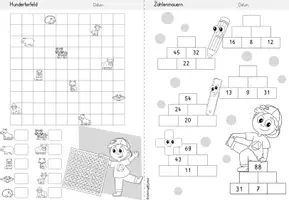 Vorschau - Arbeitsblätter - Wochenheft Mathe 11 (Zahlenraum 100) - Seite 2