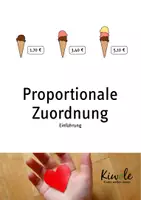 Vorschau - Arbeitsblätter - Materialpaket "Proportionale und antiproportionale Zuordnungen" - Seite 1