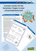 Vorschau - Stundenentwürfe - Soziales Lernen mit den Mompitzen: Regeln in einer Klassengemeinschaft - Deckblatt