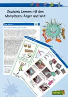 Vorschau - Stundenentwürfe - Soziales Lernen mit den Mompitzen: Ärger und Wut - Deckblatt