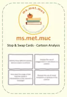 Vorschau - Aufgabenkarten - Stop & Swap Cards - Cartoon Analysis - Deckblatt