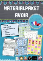 Vorschau - Arbeitsblätter - Materialpaket: avoir - Deckblatt