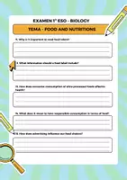 Vista previa - Unidades / Secuencias / Situaciones de Aprendizaje - 1 ESO BIOLOGY FOOD AND NUTRIENTS - página 3
