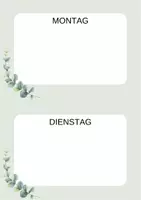 Vorschau - Poster - Wochenplan für den Klassenraum - Seite 2