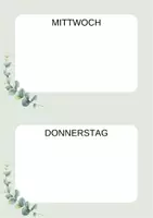 Vorschau - Poster - Wochenplan für den Klassenraum - Seite 3
