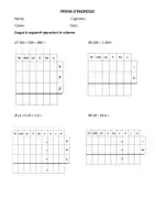 anteprima - Esercizi - MATEMATICA - Prova Ingresso V Primaria - Pagina di copertina