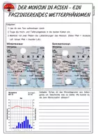 Vorschau - Arbeitsblätter - Asien - Monsun | Arbeitsblatt | Erdkunde | GPG - Seite 1