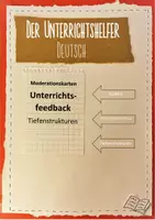 Vorschau - Anderer Materialtyp - Moderationskarten für kollegiales Unterrichtsfeedback (QUBE-F) - Deckblatt