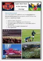 Vorschau - Stundenentwürfe - Super Bowl Fever: A Fun Learning Journey! - Seite 1