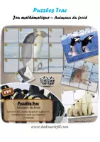 Aperçu - Apprentissages en autonomie - Jeu de puzzles Trac - Animaux du froid - Page de couverture