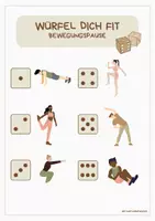 Vorschau - Spiele - Bewegungspause „Würfel dich fit“, Hochformat - Seite 2
