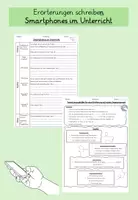 Vorschau - Arbeitsblätter - Erörterung - Smartphonenutzung im Unterricht - Deckblatt