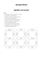 Vorschau - Stundenentwürfe - Escape Room "Ignatius von Loyola" - Deckblatt
