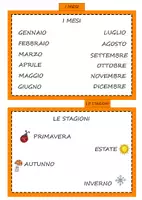 anteprima - Altro tipo di materiale - Giorni-mesi-stagioni: materiale per controllo e autocorrezione - Pagina 2