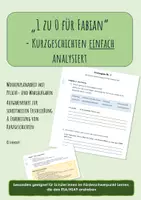 Vorschau - Arbeitsblätter - "1 zu 0 für Fabian" - Kurzgeschichten im FS Lernen - Deckblatt