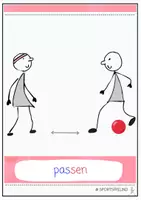 Vorschau - Stationenlernen - Großes Materialpaket BALLSCHULE - Grundfertigkeiten mit dem Ball (werfen, fangen, passen, rollen, prellen, Fußball) - 36 Stationskarten Grundschule und passende Wort-/Bildkarten - Seite 3