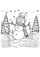 Vorschau - Mal- und Bastelvorlagen - Schneemann Ausmalbilder Fensterbilder Mandala Bilder ausmalen - Seite 2