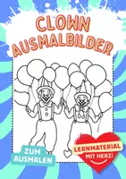 Vorschau - Arbeitsblätter - Clown Clowns Ausmalbilder Fasching Karneval Fensterbilder Mandala Bild ausmalen - Deckblatt