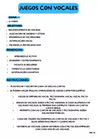 Vista previa - Juegos / Gamificación - JUEGOS CON VOCALES - página 1