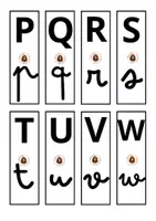 Vista previa - Juegos / Gamificación - Abecedario - tarjetas con las letras - página 3