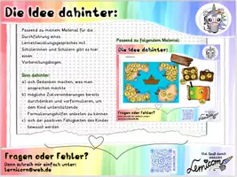 Vorschau - Lehrpläne/Lehrermaterial - Vorbereitungsbogen Lernentwicklungsgespräche - Seite 1