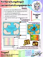 Vorschau - Lehrpläne/Lehrermaterial - Vorbereitungsbogen Lernentwicklungsgespräche - Deckblatt