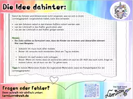 Vorschau - Anderer Materialtyp - Lernentwicklungsgespräch Tischaufkleber Zielvereinbarung - Seite 1