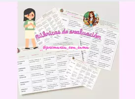Vista previa - Unidades / Secuencias / Situaciones de Aprendizaje - 4 RÚBRICAS DE EVALUACIÓN SÚPER ÚTILES - Portada