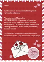 Vorschau - Mal- und Bastelvorlagen - 12 Hintergründe - Valentinstag - Seite 1